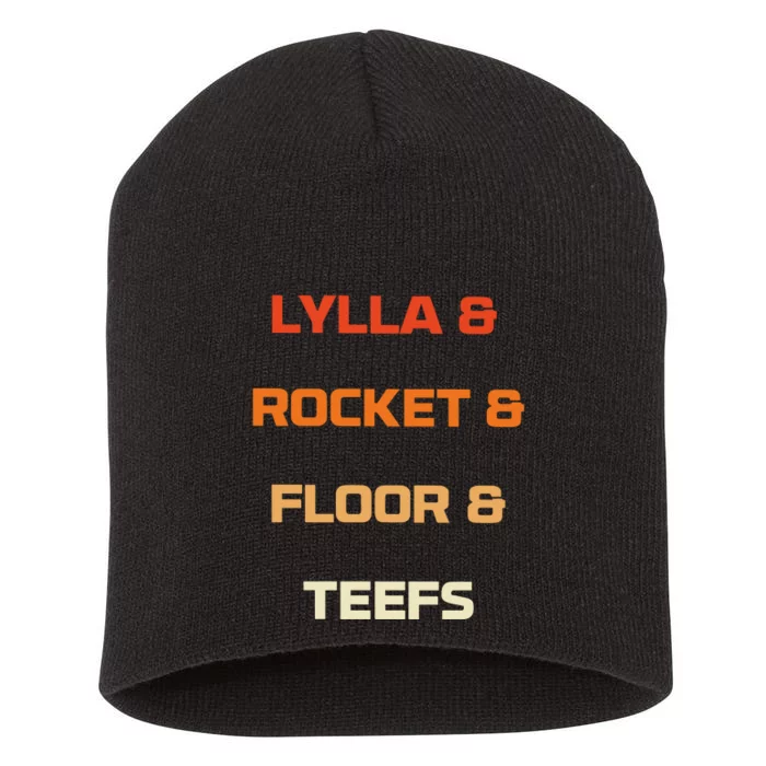 Original Lylla And Rocket & Floor & Teefs Short Acrylic Beanie