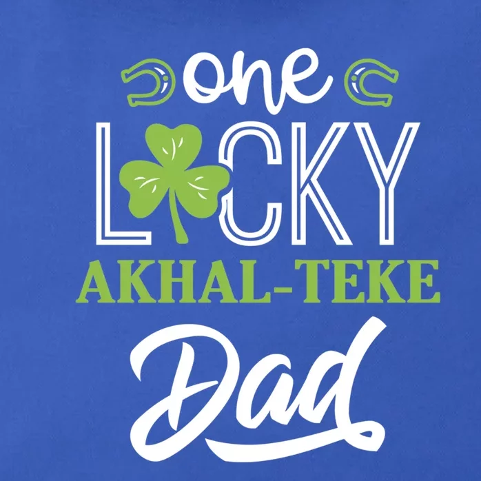 One Lucky Aaaaaaaaaaaaaaaa Horse Dad Irish Horseback Riding Gift Zip Tote Bag