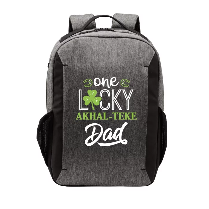 One Lucky Aaaaaaaaaaaaaaaa Horse Dad Irish Horseback Riding Gift Vector Backpack