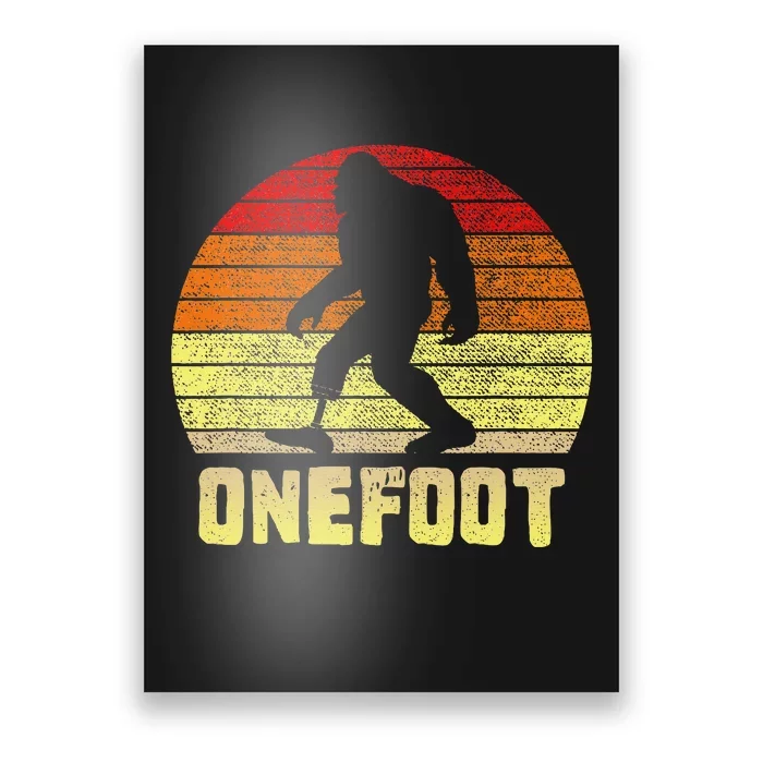 Onefoot Leg Amputee Recovery Bigfoot Poster