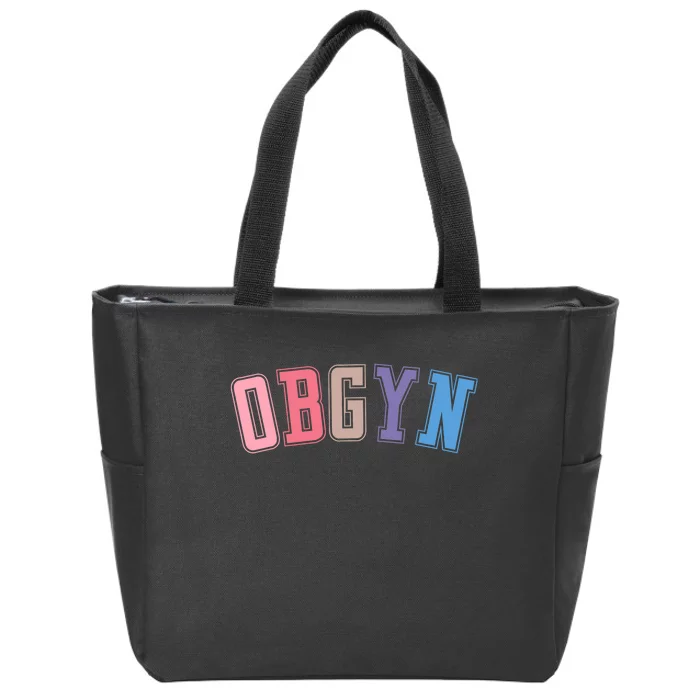 Obgyn Labor And Delivery Nurse Obgyn Squad Rn Nurse Zip Tote Bag