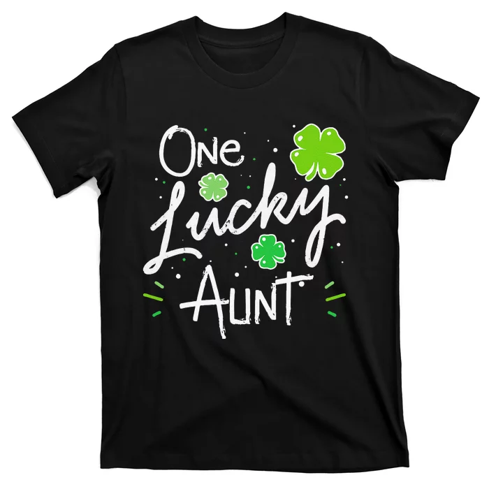 One Lucky Aunt St Patrick's Day T-Shirt