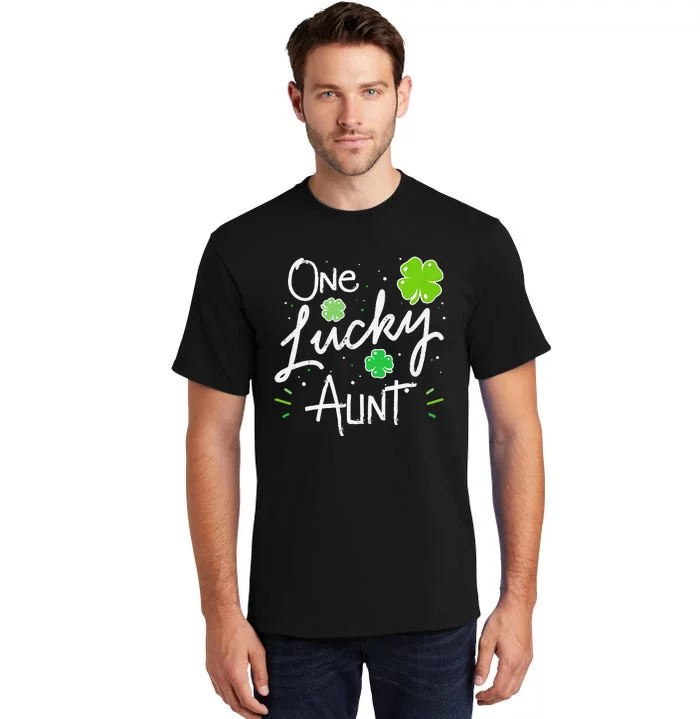 One Lucky Aunt St Patrick's Day Tall T-Shirt