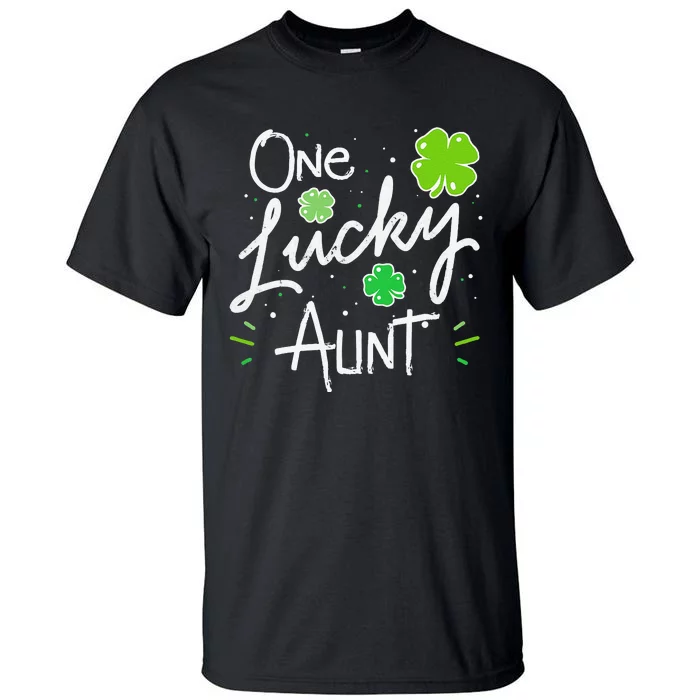 One Lucky Aunt St Patrick's Day Tall T-Shirt