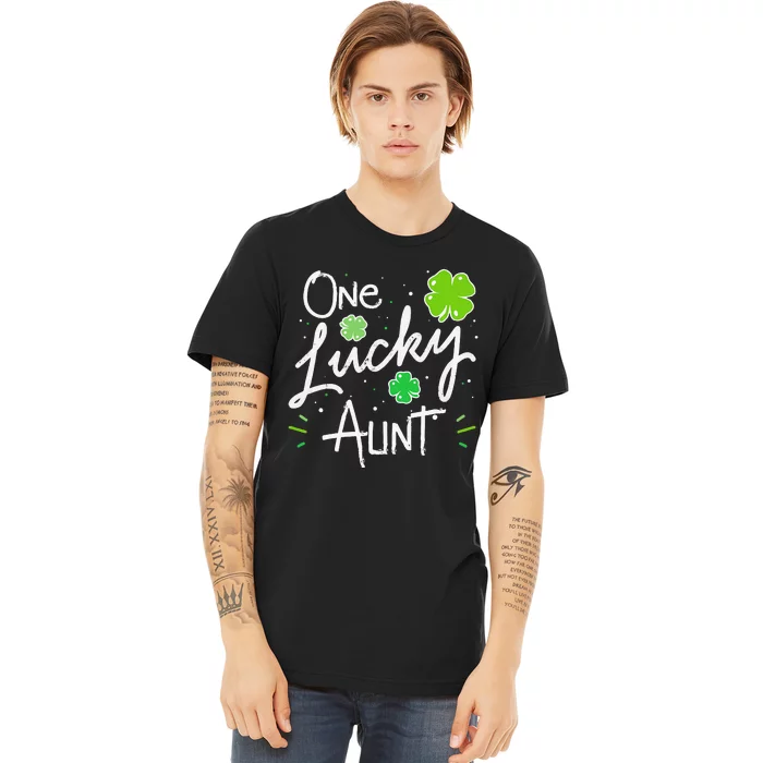 One Lucky Aunt St Patrick's Day Premium T-Shirt