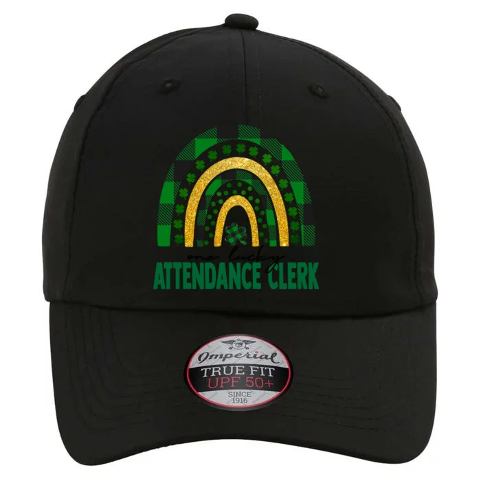 One Lucky Attendance Clerk Rainbow St Patricks Day Gift The Original Performance Cap