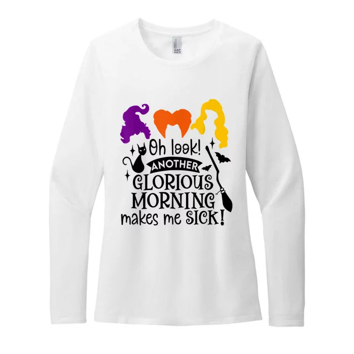 Oh Look Another Glorious Morning Makes Me Sick Halloween Gifts. Womens CVC Long Sleeve Shirt