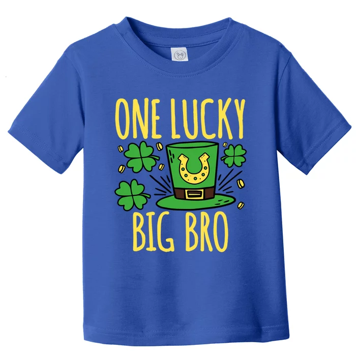 One Lucky Big Bro St Patrick's Day Lucky Big Bro Cute Gift Toddler T-Shirt