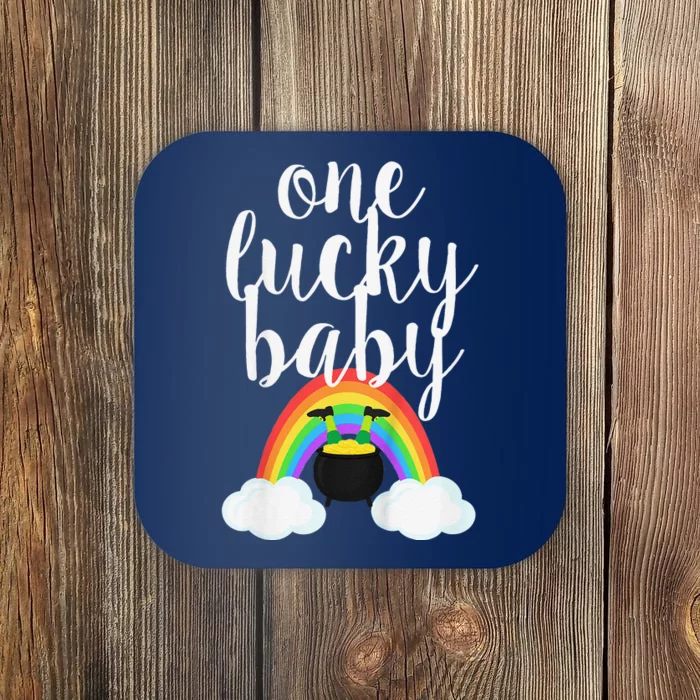 One Lucky Baby St Patricks Day Mommy And Me Coaster