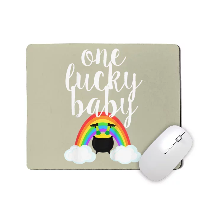 One Lucky Baby St Patricks Day Mommy And Me Mousepad