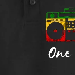 One Love Boombox Musicbox Rasta Reggae Music Rastafari Roots Dry Zone Grid Performance Polo