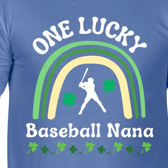 One Lucky Baseball Nana Grandma St Patrick's Day Sports Gift Comfort Colors T-Shirt