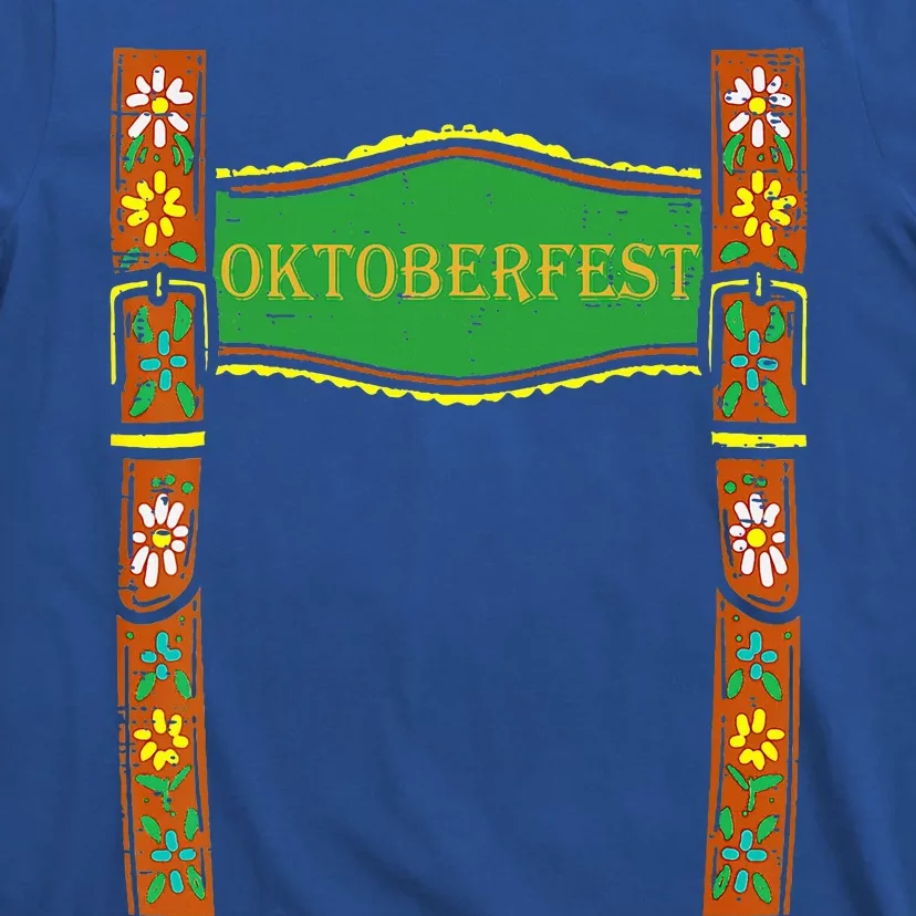 Oktoberfest Lederhosen Costume Cute German Bavarian T-Shirt