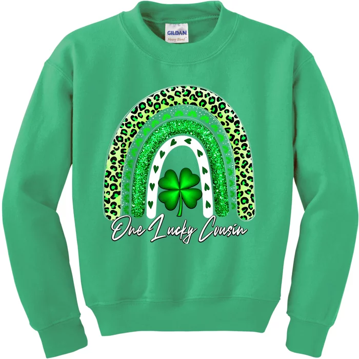 One Lucky Cousin Matching Family Happy St Patrick's Day Cousin Kids Sweatshirt