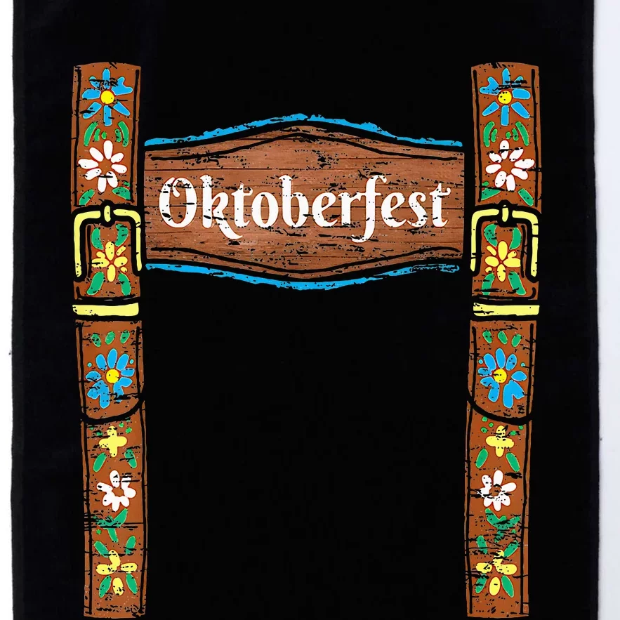 Oktoberfest Lederhosen Costume Cute German Bavarian Platinum Collection Golf Towel