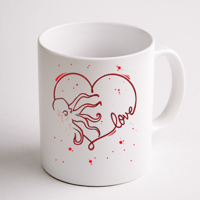 Octopus Lovers Cephalopod Womens Front & Back Coffee Mug