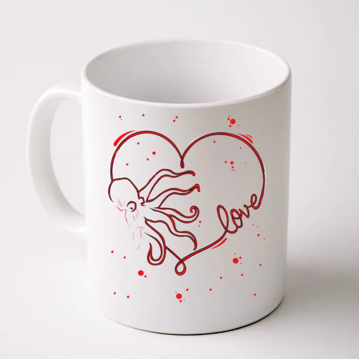 Octopus Lovers Cephalopod Womens Front & Back Coffee Mug