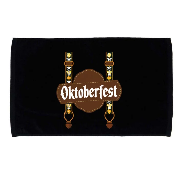 Oktoberfest Lederhosen Costume Cute German Bavarian Microfiber Hand Towel