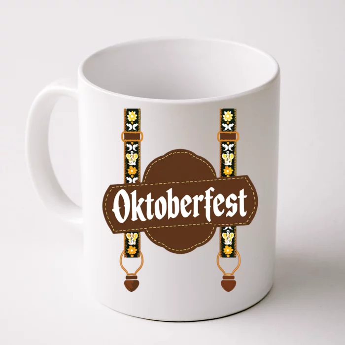 Oktoberfest Lederhosen Costume Cute German Bavarian Front & Back Coffee Mug