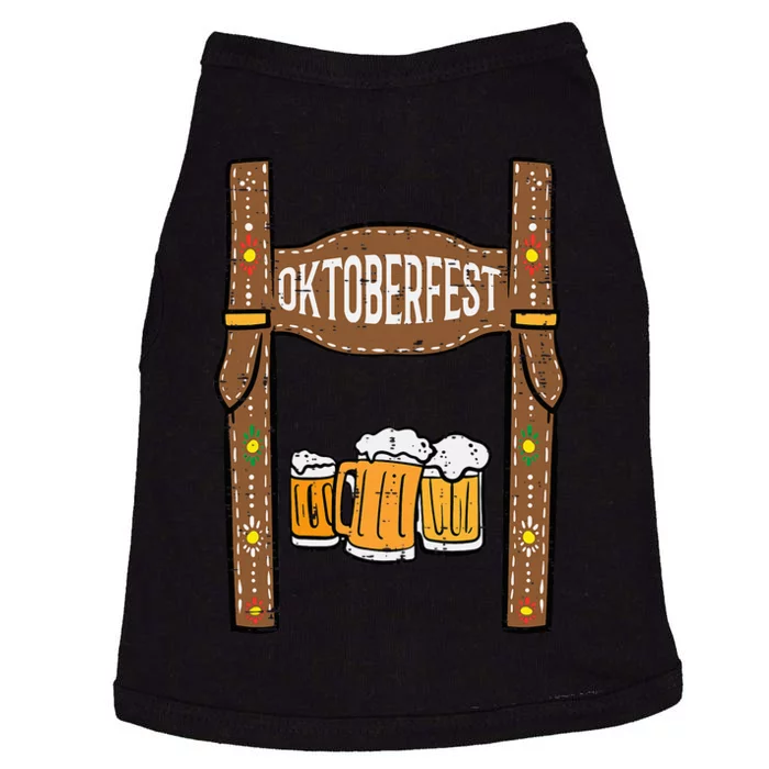 Oktoberfest Lederhosen Costume German Bavarian Festival Doggie Tank