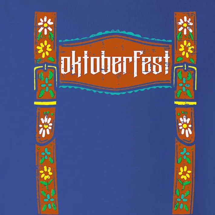 Oktoberfest Lederhosen Costume Cute German Bavarian Toddler Long Sleeve Shirt