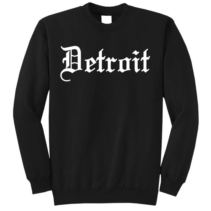 Teeshirtpalace Old English Detroit D Michigan Logo Sweatshirt