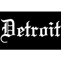 Old English Detroit D Michigan Logo Bumper Sticker