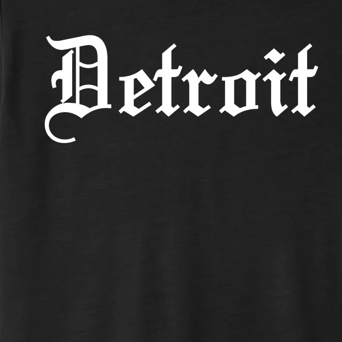 Old English Detroit D Michigan Logo ChromaSoft Performance T-Shirt