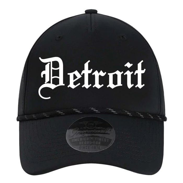 Old English Detroit D Michigan Logo Performance The Dyno Cap