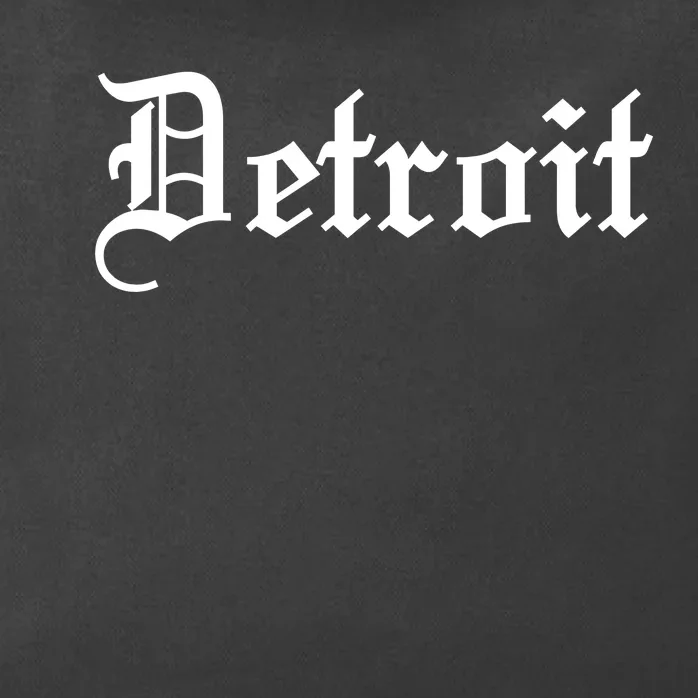 Old English Detroit D Michigan Logo Zip Tote Bag