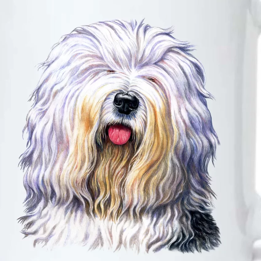 Old English Sheepdog Black Color Changing Mug