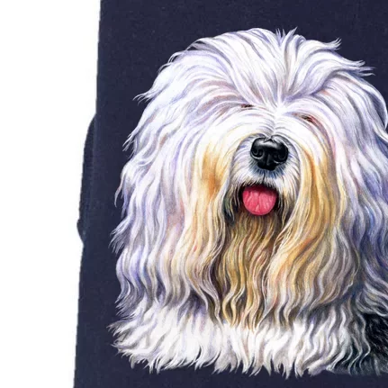 Old English Sheepdog Doggie 3-End Fleece Hoodie