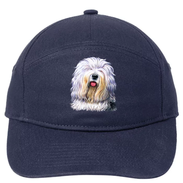 Old English Sheepdog 7-Panel Snapback Hat