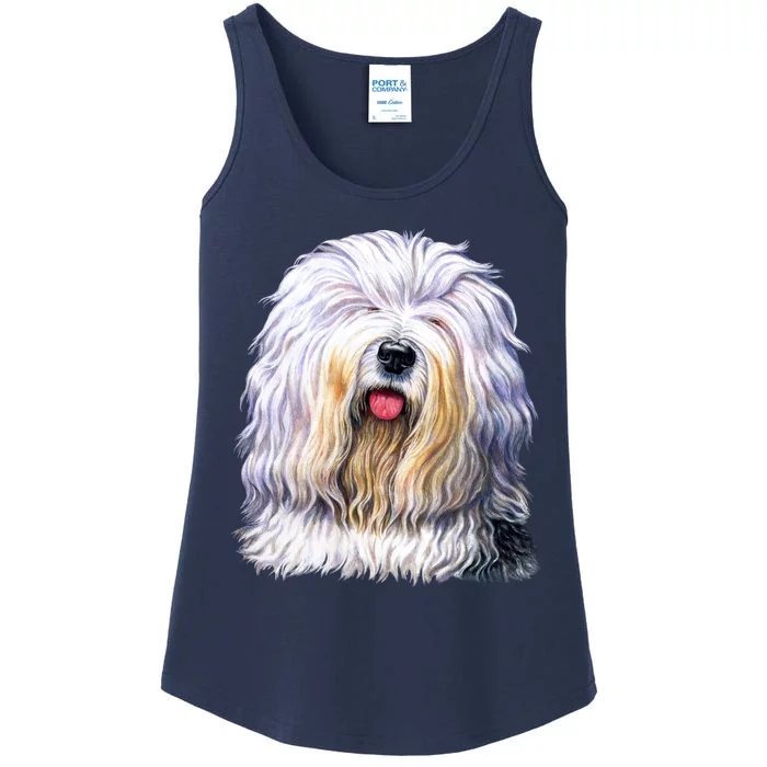 Old English Sheepdog Ladies Essential Tank