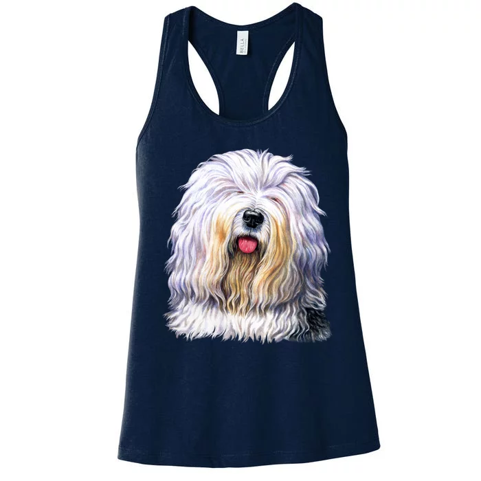 Old English Sheepdog Women's Racerback Tank