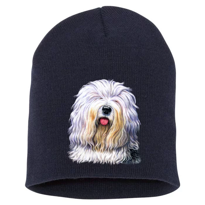 Old English Sheepdog Short Acrylic Beanie