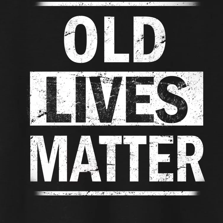 Old Lives Matter Women's Crop Top Tee