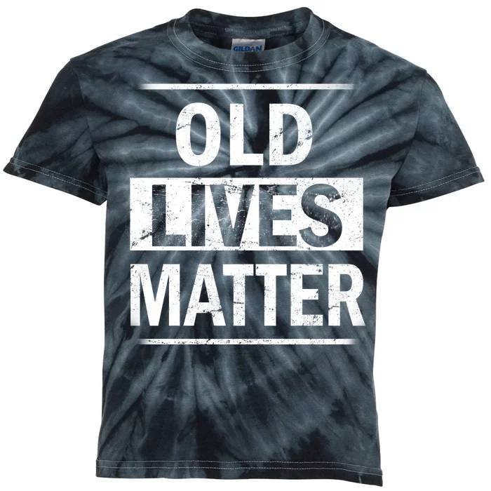 Old Lives Matter Kids Tie-Dye T-Shirt