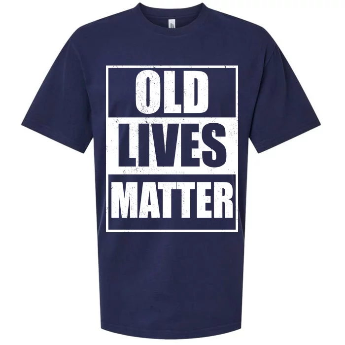 Old Lives Matter Distressed Logo Sueded Cloud Jersey T-Shirt