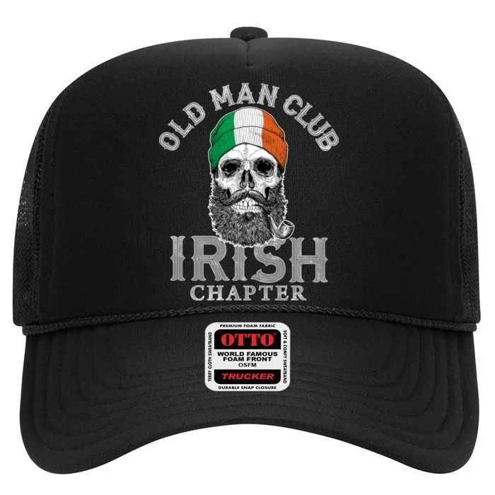 Old Man Club: Irish Chapter High Crown Mesh Trucker Hat