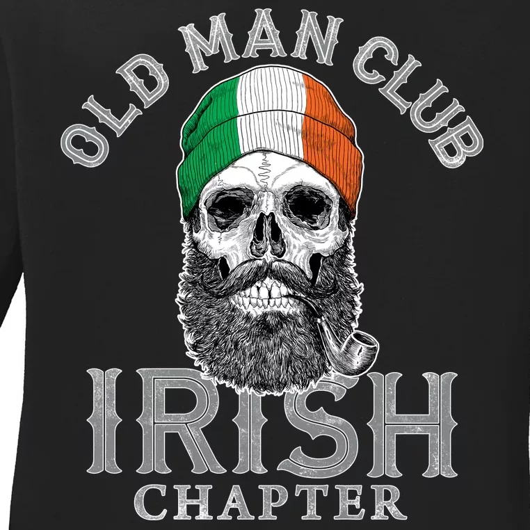 Old Man Club: Irish Chapter Ladies Long Sleeve Shirt