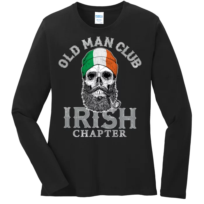 Old Man Club: Irish Chapter Ladies Long Sleeve Shirt