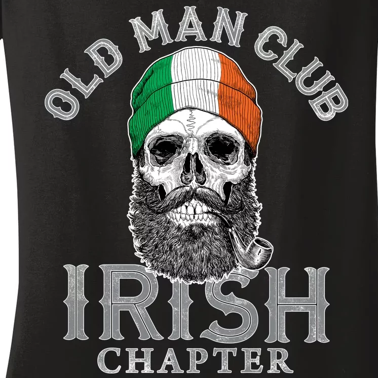 Old Man Club: Irish Chapter Women's V-Neck T-Shirt