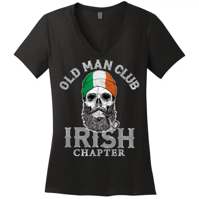 Old Man Club: Irish Chapter Women's V-Neck T-Shirt