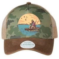 Old Man Fishing Trucker Hat