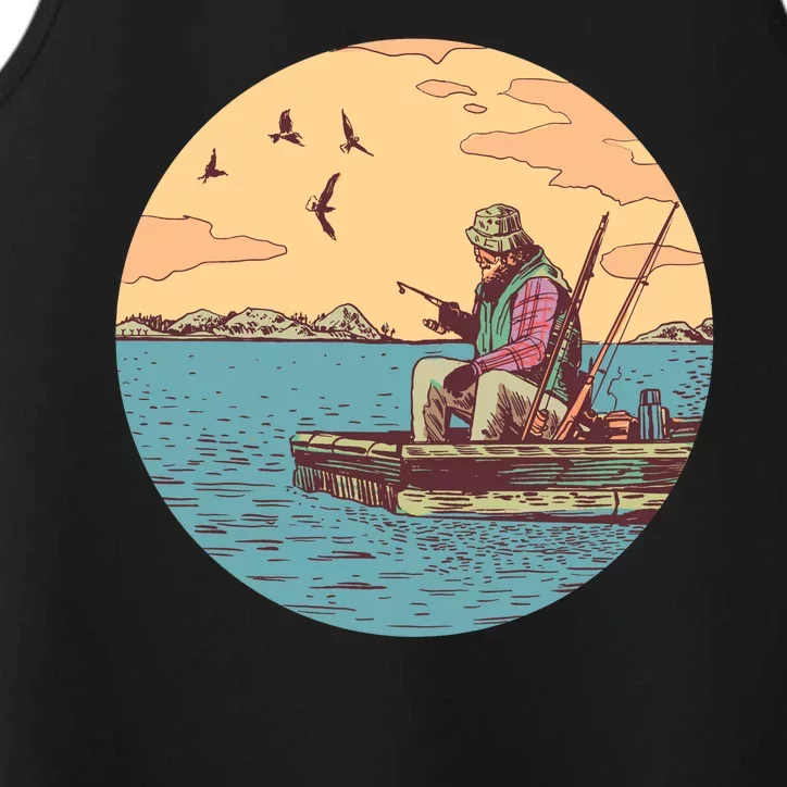 Old Man Fishing Performance Tank