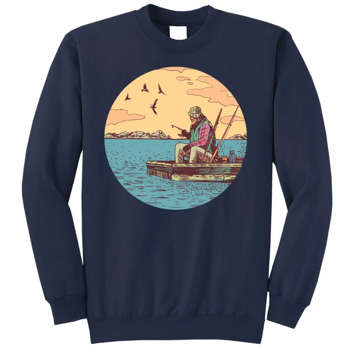 Old Man Fishing Sweatshirt