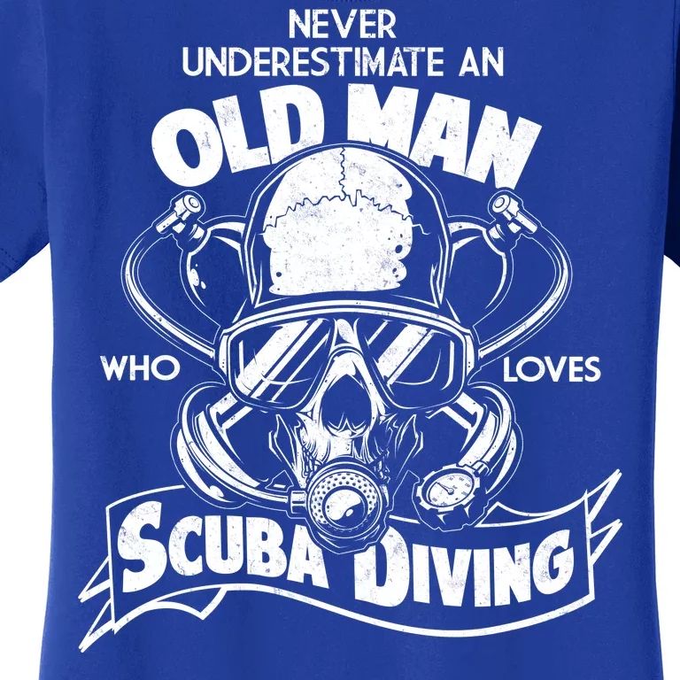 Old Man Who Loves Scuba Diving Women's T-Shirt