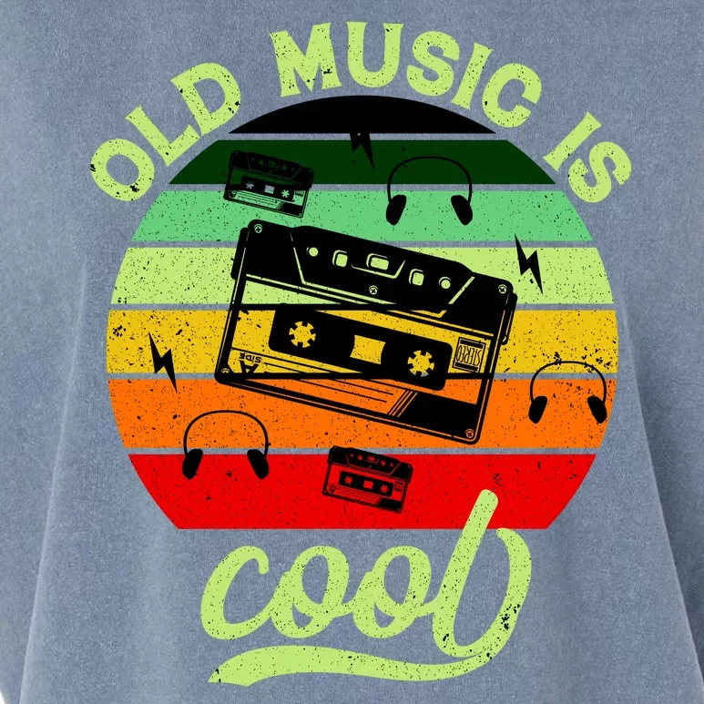 Old Music Is Cool Garment-Dyed Women's Muscle Tee