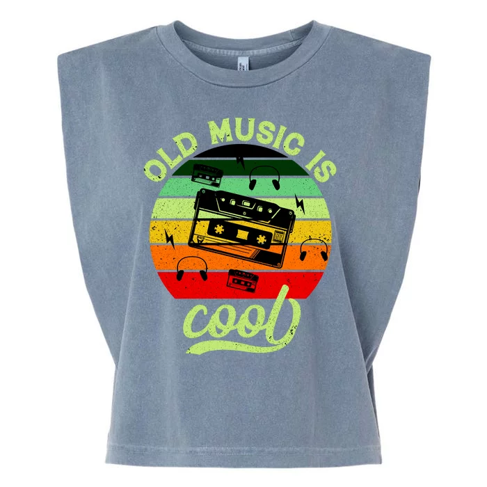 Old Music Is Cool Garment-Dyed Women's Muscle Tee